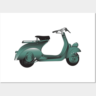 Vespa 125 1951 Posters and Art